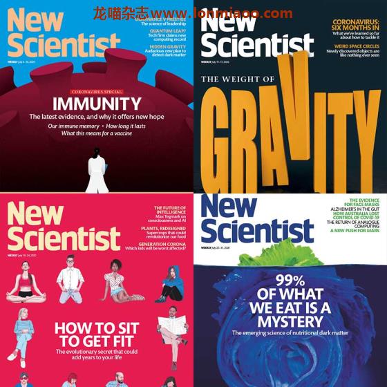 [英国版]New Scientist 新科学家 2020年7月刊合集(4本)