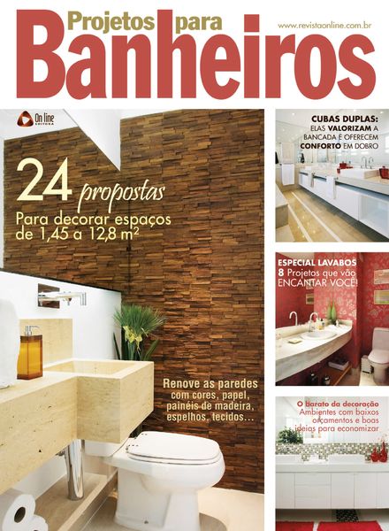 Projetos para Banheiros – Marco 2024室内设计电子杂志PDF下载