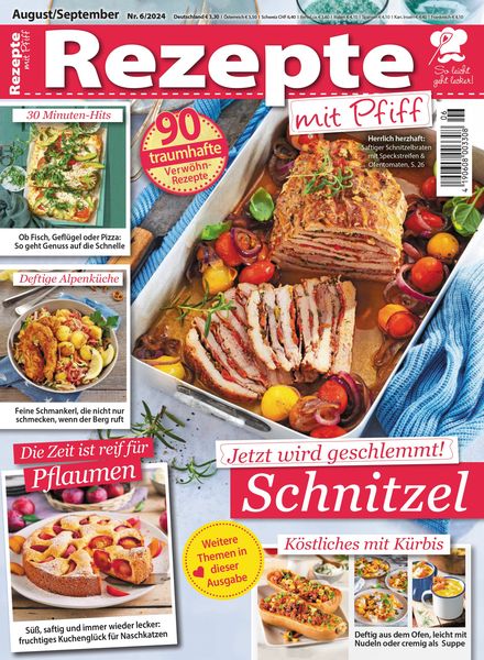 Rezepte mit Pfiff – August-September 2024美食烘焙料理电子杂志PDF下载