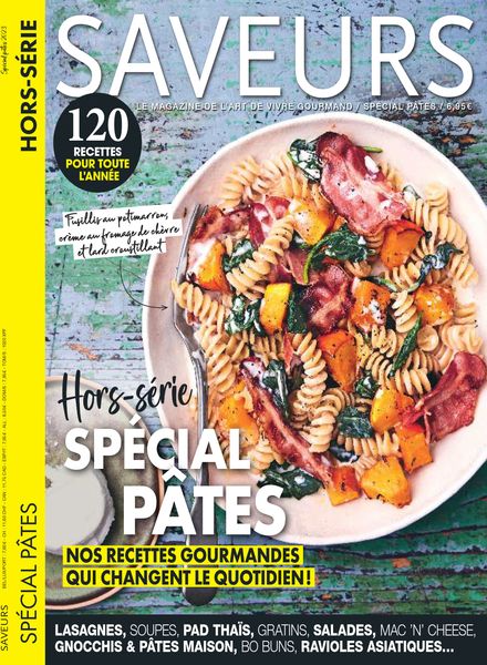 Saveurs – Hors-Serie N 51 – Special Pates 2023料理美食烘焙电子杂志PDF下载