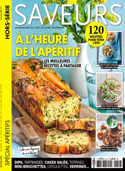 Saveurs – Hors-Serie N 52 – Special Aperitifs 2023料理美食烘焙电子杂志PDF下载