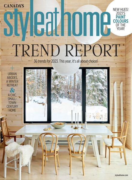 Style at Home Canada加拿大 – January 2023室内设计电子杂志PDF下载
