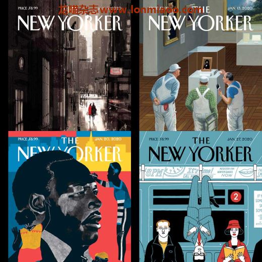 [美国版]The New Yorker 纽约客杂志 2020年1月刊合集(4本)