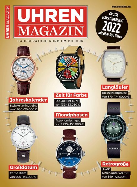 Uhren Magazin – 26 Dezember 2022奢侈品珠宝时尚电子杂志PDF下载