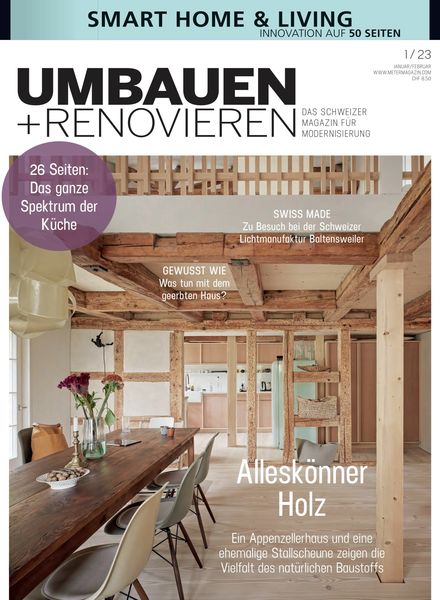 Umbauen + Renovieren – Dezember 2022室内设计电子杂志PDF下载