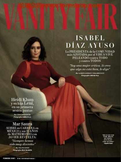 [西班牙版]Vanity Fair 名利场文化生活时尚杂志 2021年2月刊