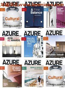 [加拿大版]Azure 建筑杂志PDF电子版 2018年合集（全8本）