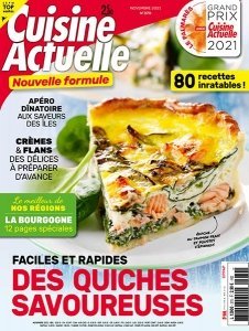 [法国版]Cuisine Actuelle – Novembre 2021 (No. 370)美食烘培电子杂志PDF下载