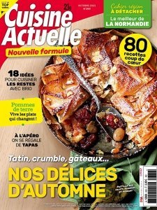 [法国版]Cuisine Actuelle – Octobre 2021 (No. 369)美食烘培电子杂志PDF下载