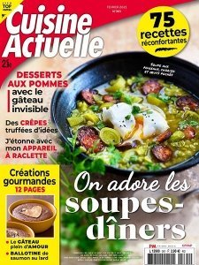 [法国版]Cuisine Actuelle – Février 2021 (No. 361)美食烘培电子杂志PDF下载