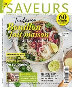 [法国版]Saveurs – Février 2022 (No. 281)美食烘培电子杂志PDF下载