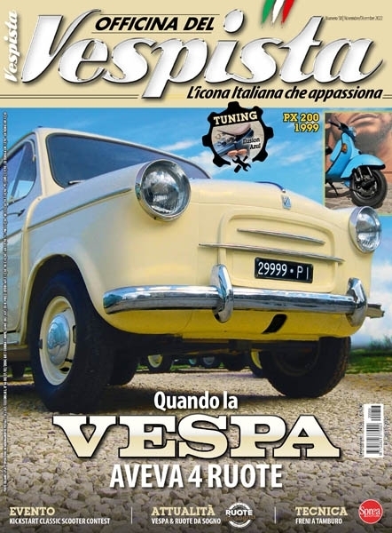[意大利版]Officina del Vespista N.58 – 11/12 2022汽车摩托电子杂志PDF下载
