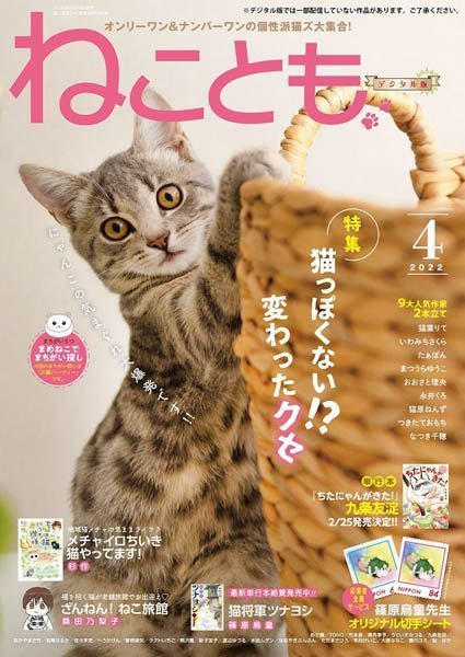 [日本版]ねことも Neko Tomo猫漫画杂志（隔月刊） – 02ю2022电子杂志PDF下载
