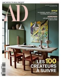 [法国版]AD Architectural Digest – Janvier/Février 2022 (No. 170)建筑景观设计电子杂志PDF下载