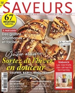 [法国版]Saveurs – Mars 2022 (No. 282)美食烘培电子杂志PDF下载