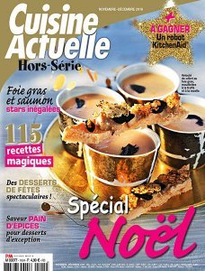 [法国版]Cuisine Actuelle Hors-Série – Novembre/Décembre 2019 (No. 145)美食烘培电子杂志PDF下载