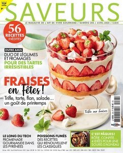 [法国版]Saveurs – Avril 2022 (No. 283)美食烘培电子杂志PDF下载