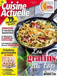 [法国版]Cuisine Actuelle – Novembre 2020 (No. 358)美食烘培电子杂志PDF下载