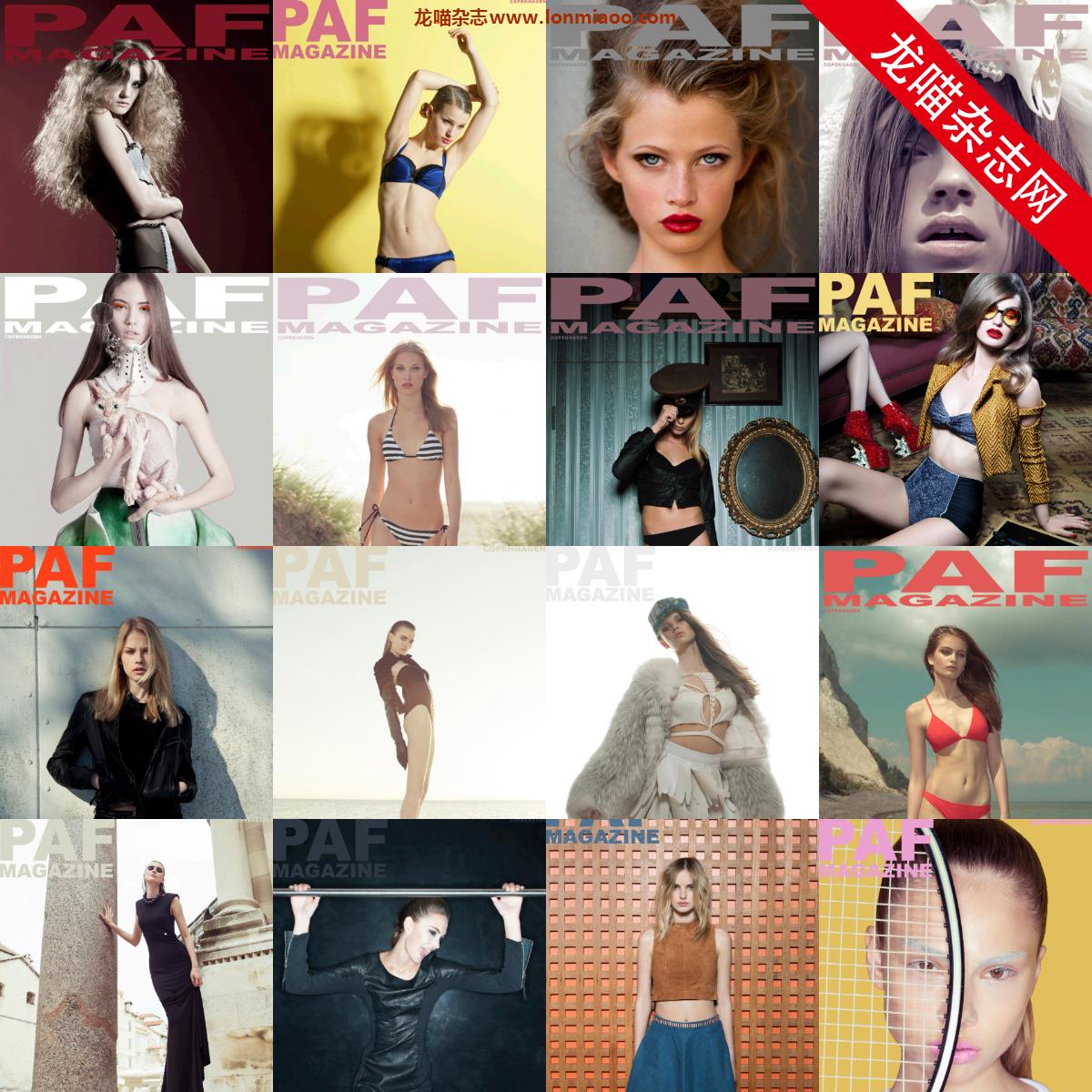 [丹麦版]PAF Magazine 欧洲时尚秀场摄影杂志 英文PDF电子版 合集01（16本）